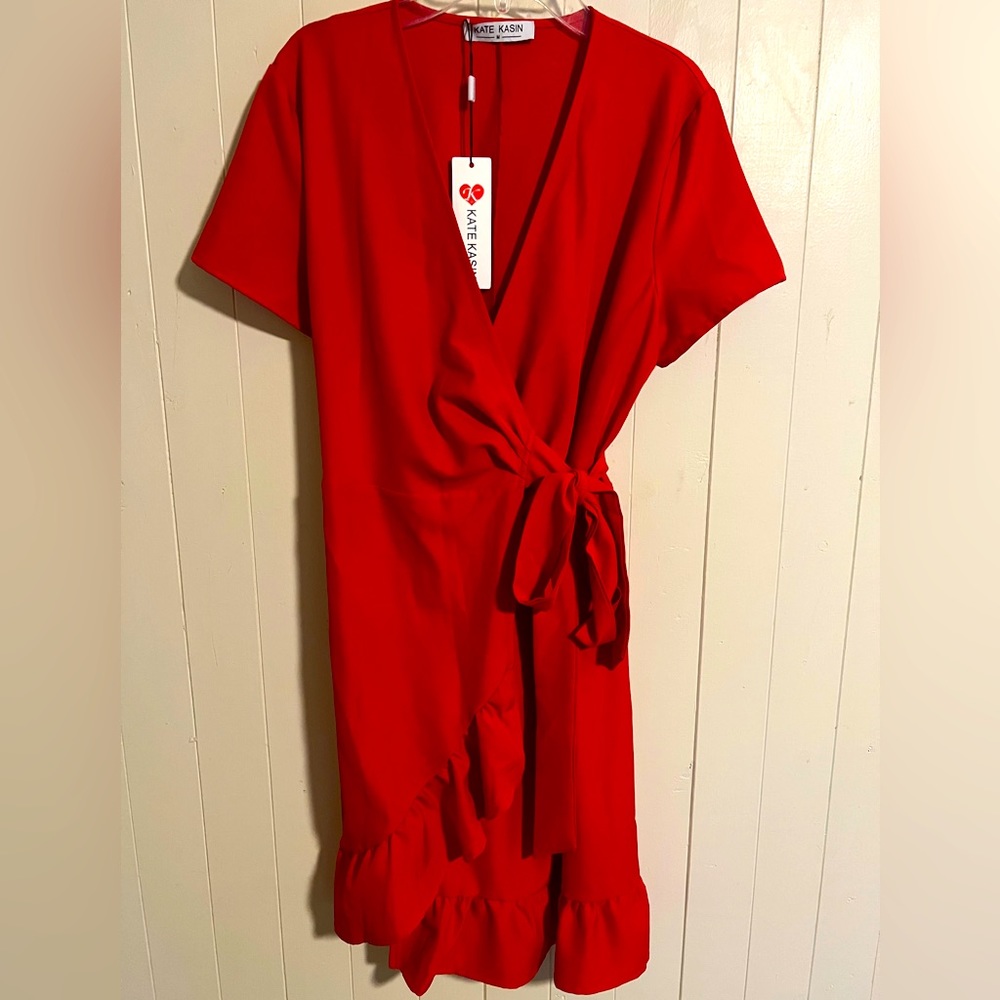NWT Kate Kasin Red Dress